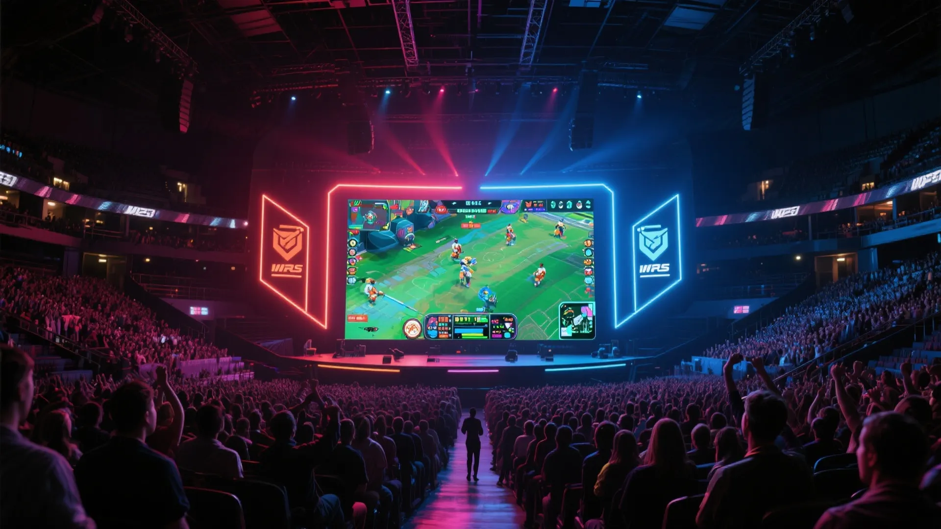 英雄联盟全球赛事直播现场