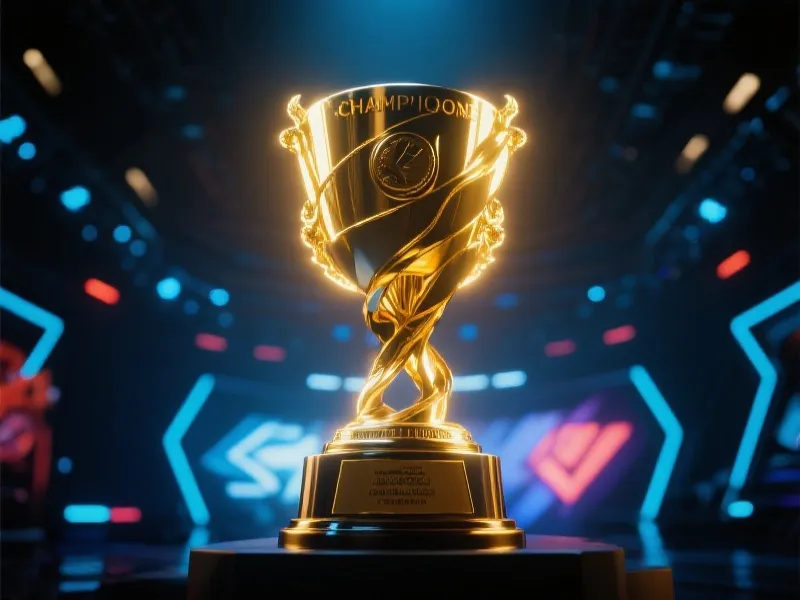 英雄联盟全球总决赛冠军奖杯