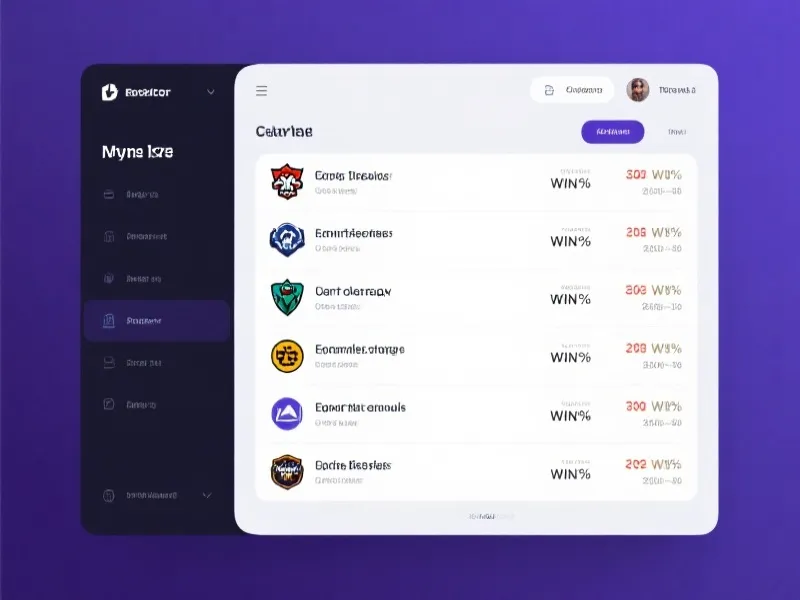 LOL战队列表界面